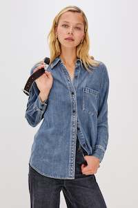 Rails: Rails Atticus Antique Blue Denim Shirt