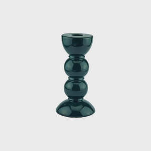 Candles: Addison Ross Candlestick Racing Green 14cm