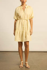 Linen: Zoe Kratzmann Solar Dress Lemonade