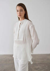 Laing Relaxed Linen Shirt - White