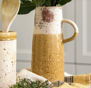 Monte Terracotta Jug Mustard