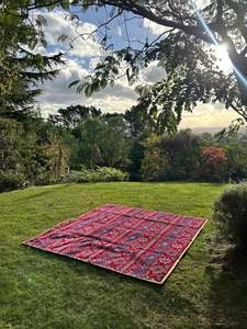 Picnic Rugs: Intrepid Picnic Rug Layla Red 2x2m