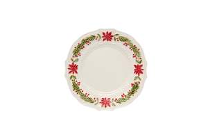 Bordallo: Bordallo Christmas Dinner Plate