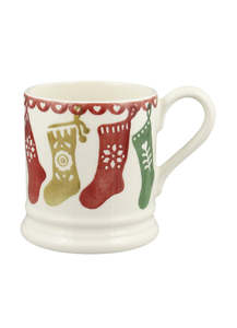 Emma Bridgewater: Emma Bridgewater Christmas Stockings 1/2 pint Mug