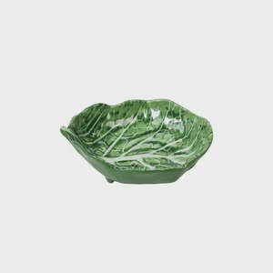 Dinner Sets: Melamine Cabbage Leaf Small Dish Green 13cm