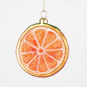 Gifts Under 75: Sugared Orange Glitter Decoration