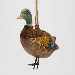 Christmas: Vintage Duck Hanging Ornament