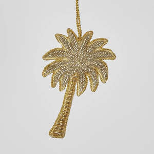 Beaded Palm Tree Hanging Ornament