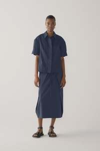 Fomina Pixie Shirt - Navy Poplin