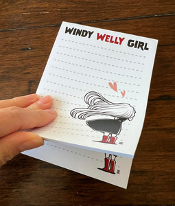 Products: 50 Leaf Notepad Welly Girl NZ