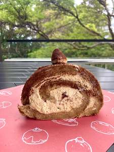 Gluten Free Vegan: Tiramisu Swiss Roll Log (No Added Gluten) (Fri - Sun Only)