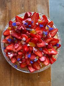 Gluten Free Vegan: Strawberry Large Tarts (No gluten)