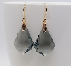Products: Gorgeous Black Diamond Swarovski Baroque Earrings – Wendi Lindsay Jewellery