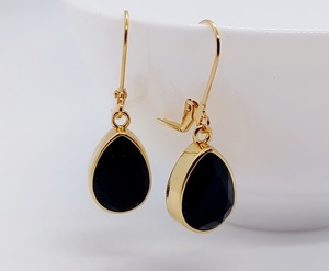 Products: Golden Jet Black Swarovski Crystal Teardrop Earrings – Wendi Lindsay Jewellery