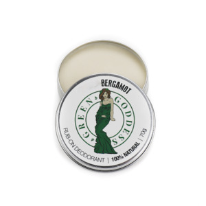 All Natural Deodorants: Green Goddess Bergamot Deodorant 70g