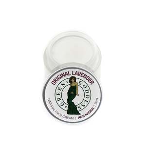 Natural Face Creams Balms: Green Goddess Natural Face Cream 50ml - Original Lavender