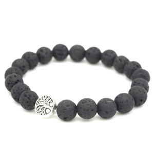 Tree of Life Lava Bracelet