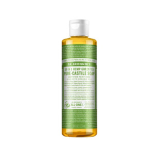 Dr Bronners: Dr Bronner's Green Tea Liquid Castile Soap 237ml