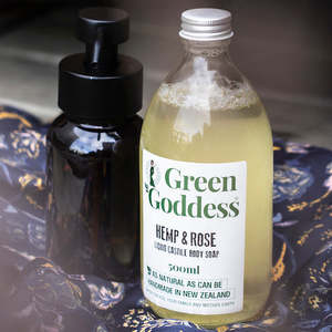 Hemp: Castile and Glass Foaming Dispenser Combo