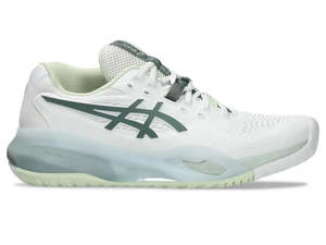 Asics Gel-Resolution X Women's (Hardcourt) Wide White/Monument Blue