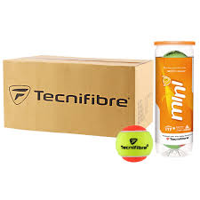 Balls: Tecnifibre TF Mini (Orange) 3B (6 Dozen) Carton