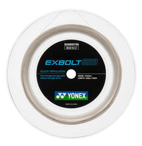 Badminton Strings: Yonex Exbolt 63 Badminton String- 200m Reel