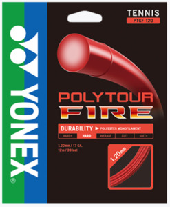 Tennis Strings: Yonex PolyTour Fire 1.20g Tennis String