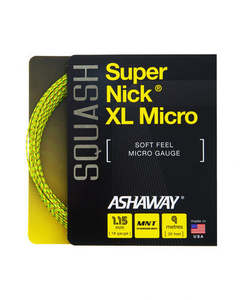 Squash Strings: Ashaway Supernick XL Micro String