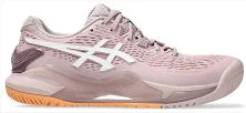 Shoes: Asics Gel-Resolution 9 Women (Hardcourt) Wide Watershed Rose/White