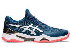 Asics Court FF 2 Mako Blue/White Men's Tennis Shoe