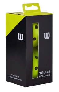 Pickleball Balls: Wilson Tru 32 Pickleballs - Yellow