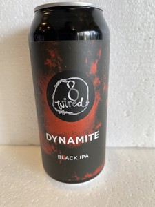 8 Wired Dynamite Black IPA 440ml can - West Auckland Liquor