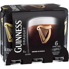 Guinness 6 pack 440 ml Cans - West Auckland Liquor