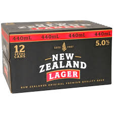 Nz Lager 12 Pack 440 ml Cans - West Auckland Liquor