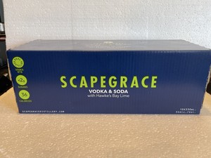 Scapegrace Vodka & Soda Hawke's Bay Lime 10Pack Cans - West Auckland Liquor