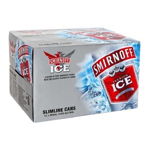 Smirnoff Ice Red 5% 250ml 12 Pack Cans - West Auckland Liquor