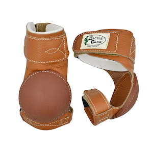 Boots: Cactus Gear Leather Skid Boots (pair) w/ Velcro