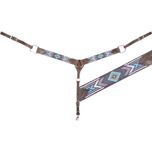 Cashel 2-inch Beaded Wave Breastcollar