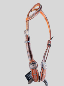 One ear leather bridle