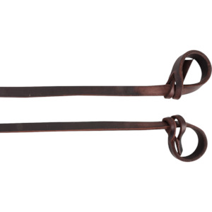 Full: Martin Saddlery -Latigo Split Reins 5/8-inch Thick Looped Ends