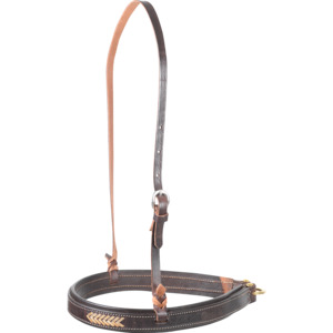 Laced Harness Noseband- Martin Saddlery