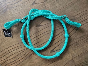 Headstall Breastplate: Nylon Reins - Aqua