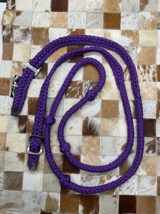 Headstall Breastplate: Nylon Reins - Purple