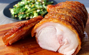 Products: Rolled Pork Loin Roast with Crackle on - Westmeat