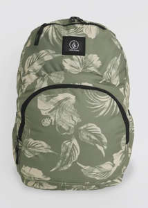 Accessories Back Packs: Volcom - Patch Attack Backpack (Moss Stone)