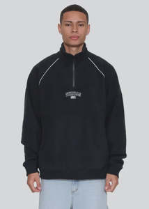 Thrills - Thrill Of Victory Raglan Quarter Zip Polar Fleece