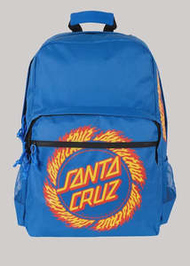 Accessories Back Packs: Santa Cruz - Flame Ringed Dot Backpack
