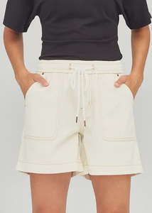 Junkfood - Millie Shorts (Ecru)