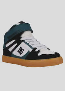 DC - Pure High-Top EV (Black/Green/White)