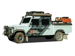 Roof Platforms: Land Rover Defender 130 Ute (1983-2016) Slimline II Roof Platform - By Front Runner